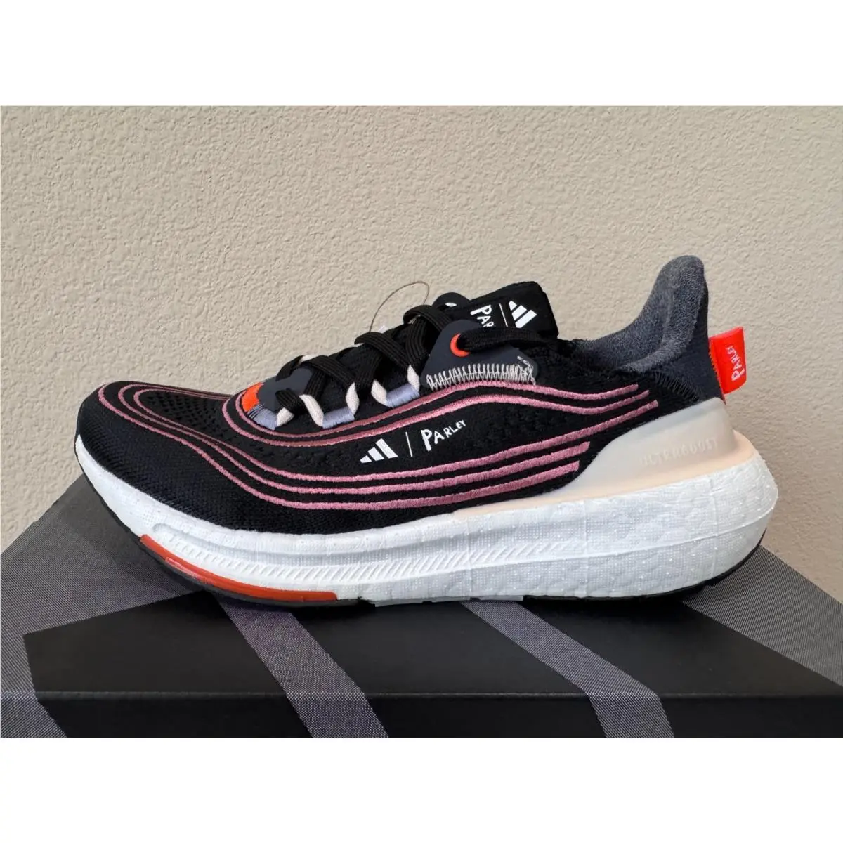 Adidas shoes - adidas UltraBoost Light - UltraBoost Light - HQ1399 - Core Black / Cloud White / Grey Five / Solar Red 7