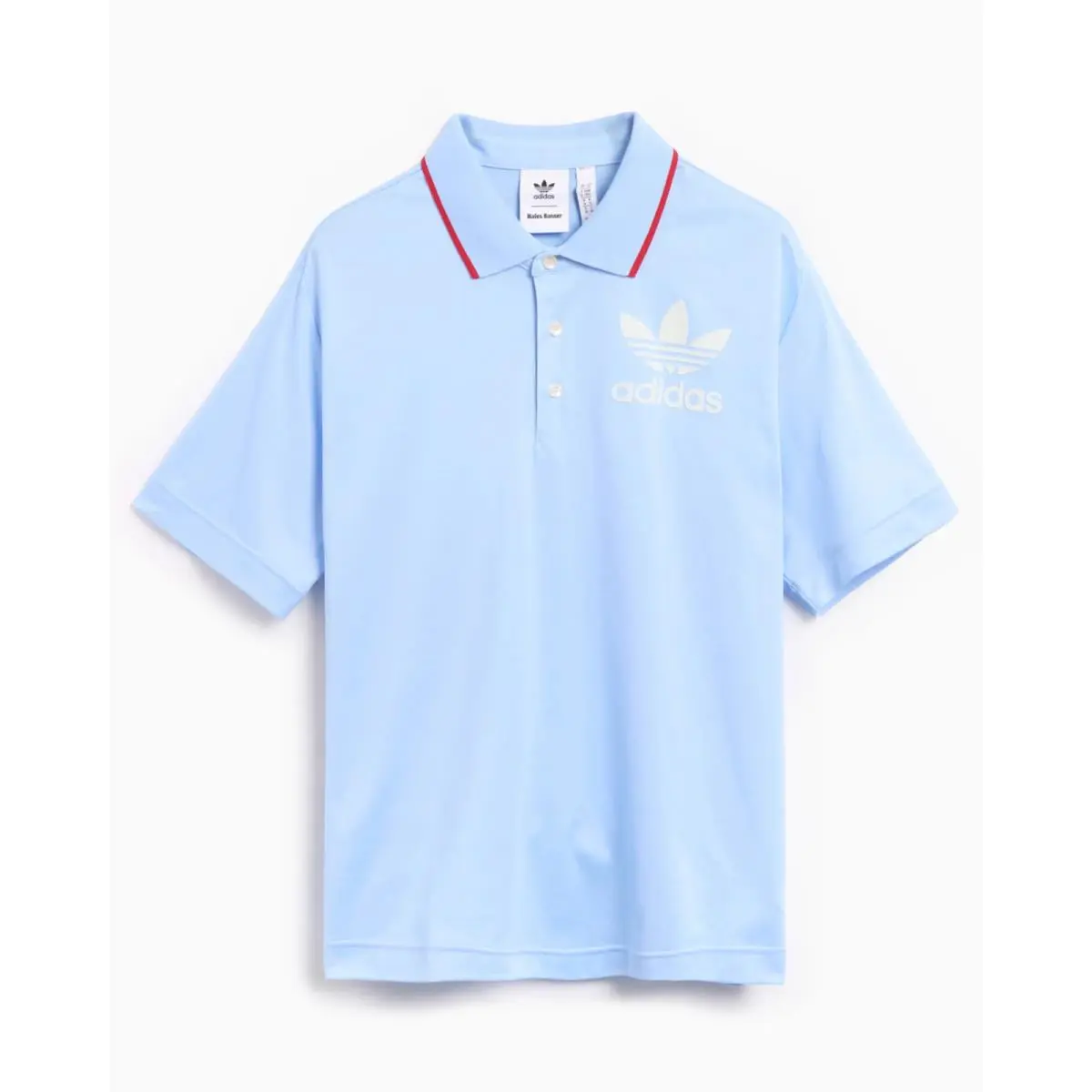 Adidas clothing - adidas x Wales Bonner Short Sleeve Polo Shirt - JJ2943 - Blue 8