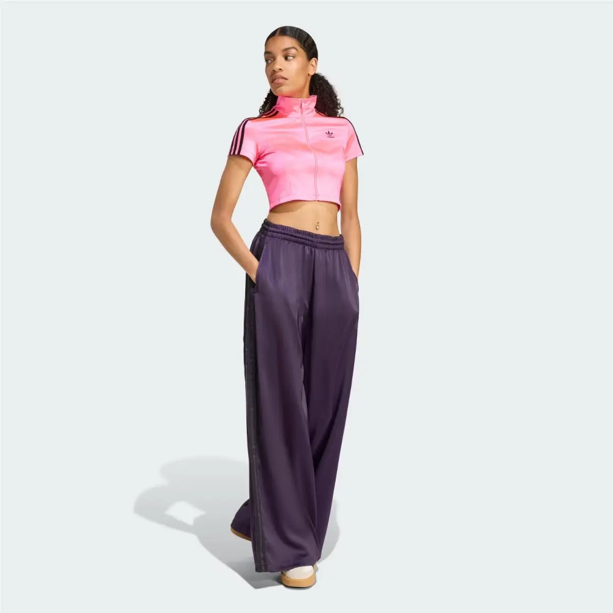 Adidas clothing - Aurora Plum / Black 5