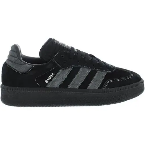 Adidas Mens Samba Xlg Skateboarding Shoes IH2219 - BLACK CARBON CARBON