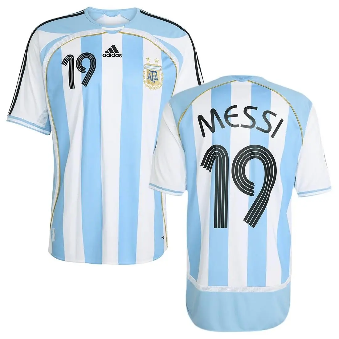 Adidas clothing - adidas Argentina Home Jersey 2006 Messi - JN3708 - White 5