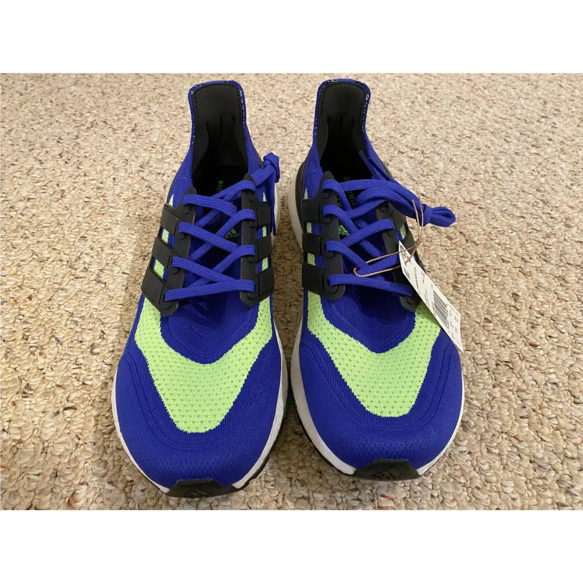 Adidas shoes - adidas Ultraboost 21 - Ultraboost - Blue & Green 1