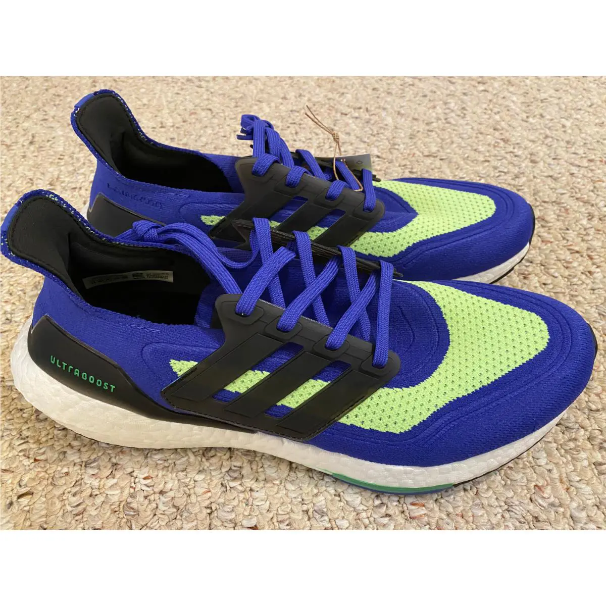 Adidas shoes - adidas Ultraboost 21 - Ultraboost - Blue & Green 6