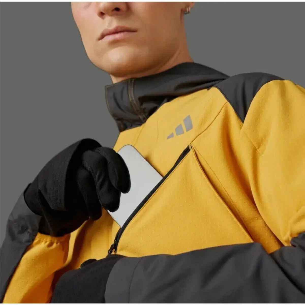 Adidas clothing - adidas ULTIMATE RUNNING CONQUER THE ELEMENTS COLD.RDY JACKET - IL1968 - Yellow 2