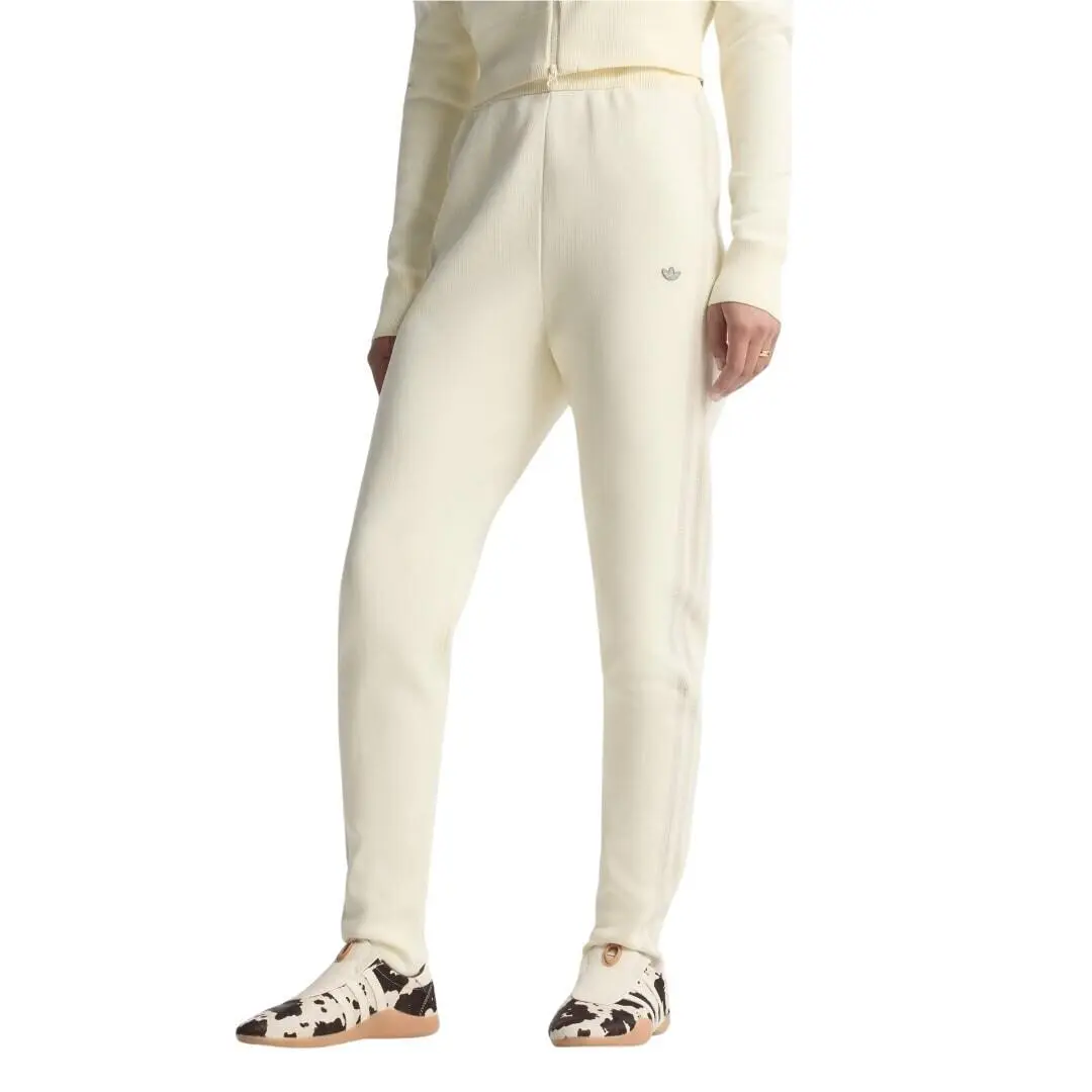 Women`s Adidas Originals Off White Knitted Track Pants JW7313