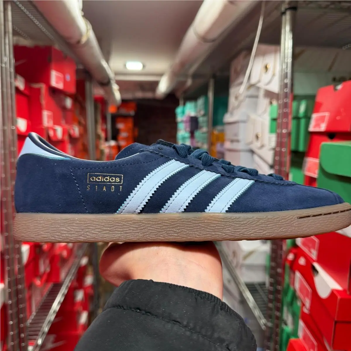 Adidas shoes - adidas Originals Stadt - Originals Stadt - JQ9008 - Night Indigo / Clear Sky / Gum 8