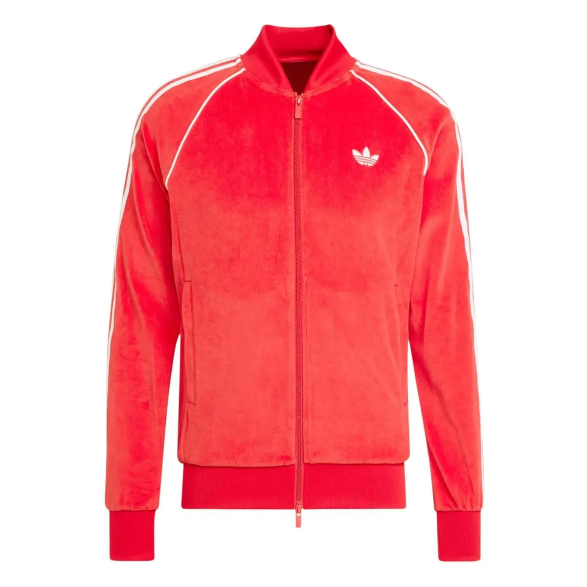 Men`s Adidas Originals Sst Superstar Adicolor Velour Track Jacket