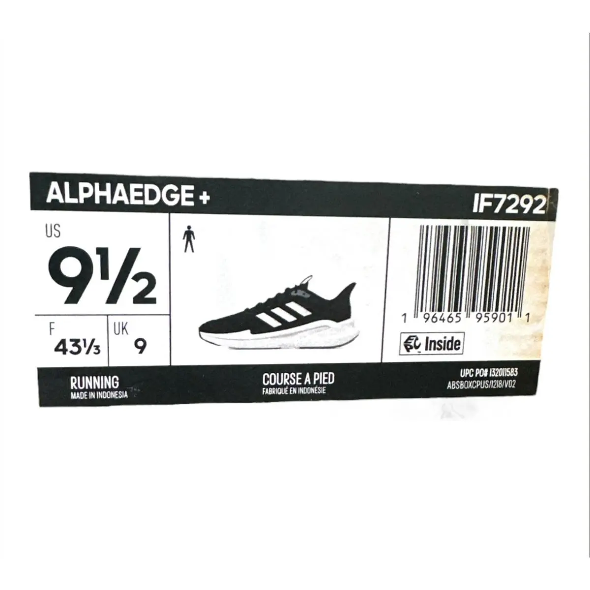 Adidas shoes - adidas AlphaEdge+ - IF7292 - Black 13