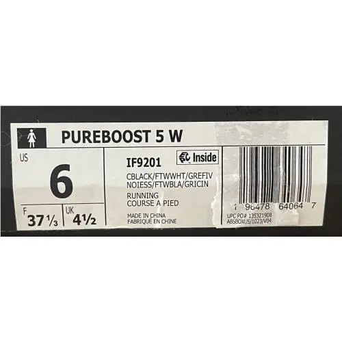 Adidas shoes - Adidas UltraBoost 5X - UltraBoost - IH3102 - Black 1