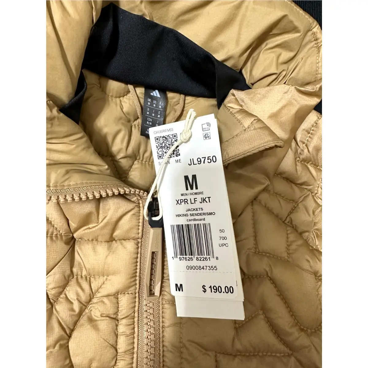 Adidas clothing - Terrex Xperior PrimaLoft Insulated Jacket - JL9750 - Tan 3