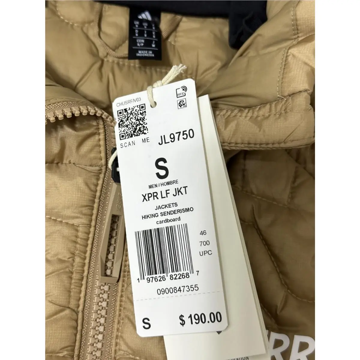 Adidas clothing - Adidas Terrex XPR LF - Terrex XPR - JL9750 - Tan 3