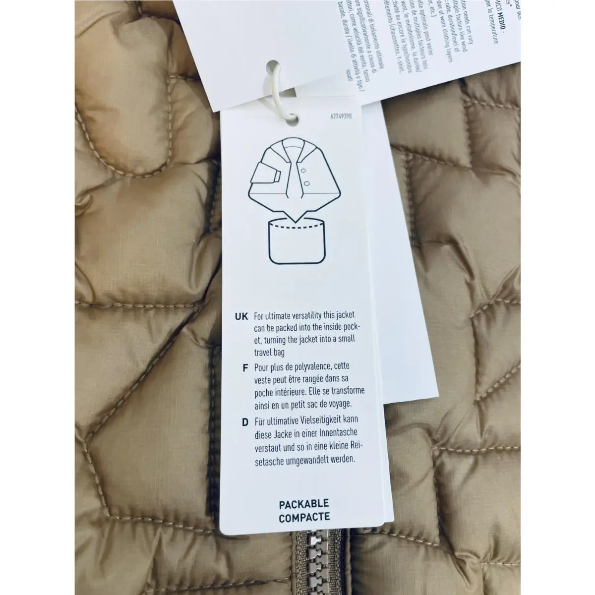 Adidas clothing - Terrex Xperior PrimaLoft Insulated Jacket - JL9750 - Tan 12
