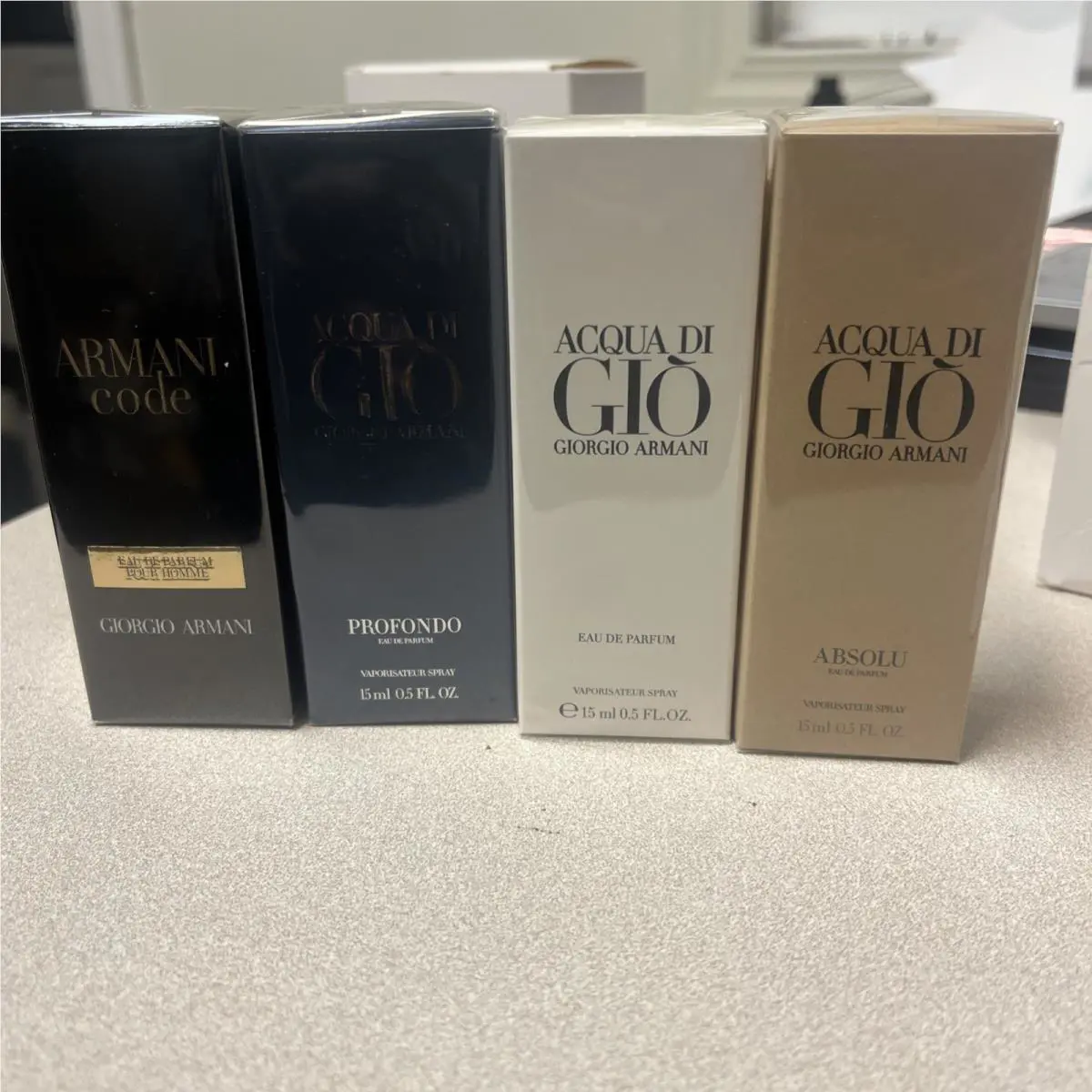 Giorgio Armani Acqua Di Gio Absolu/aqgio Edp/profondo Armnicode Edp 15ml .5oz