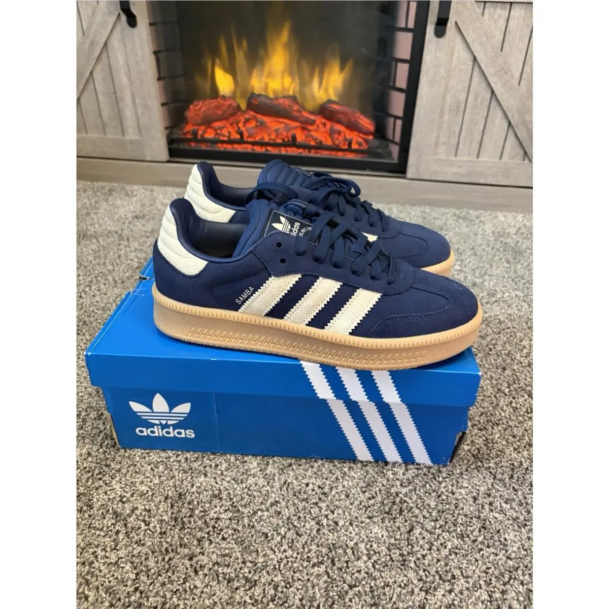 Adidas shoes - adidas Samba - Samba - JQ2885 - Blue 1