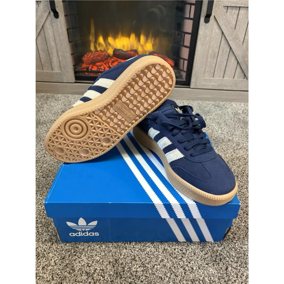 Adidas shoes - adidas Samba - Samba - JQ2885 - Blue 4