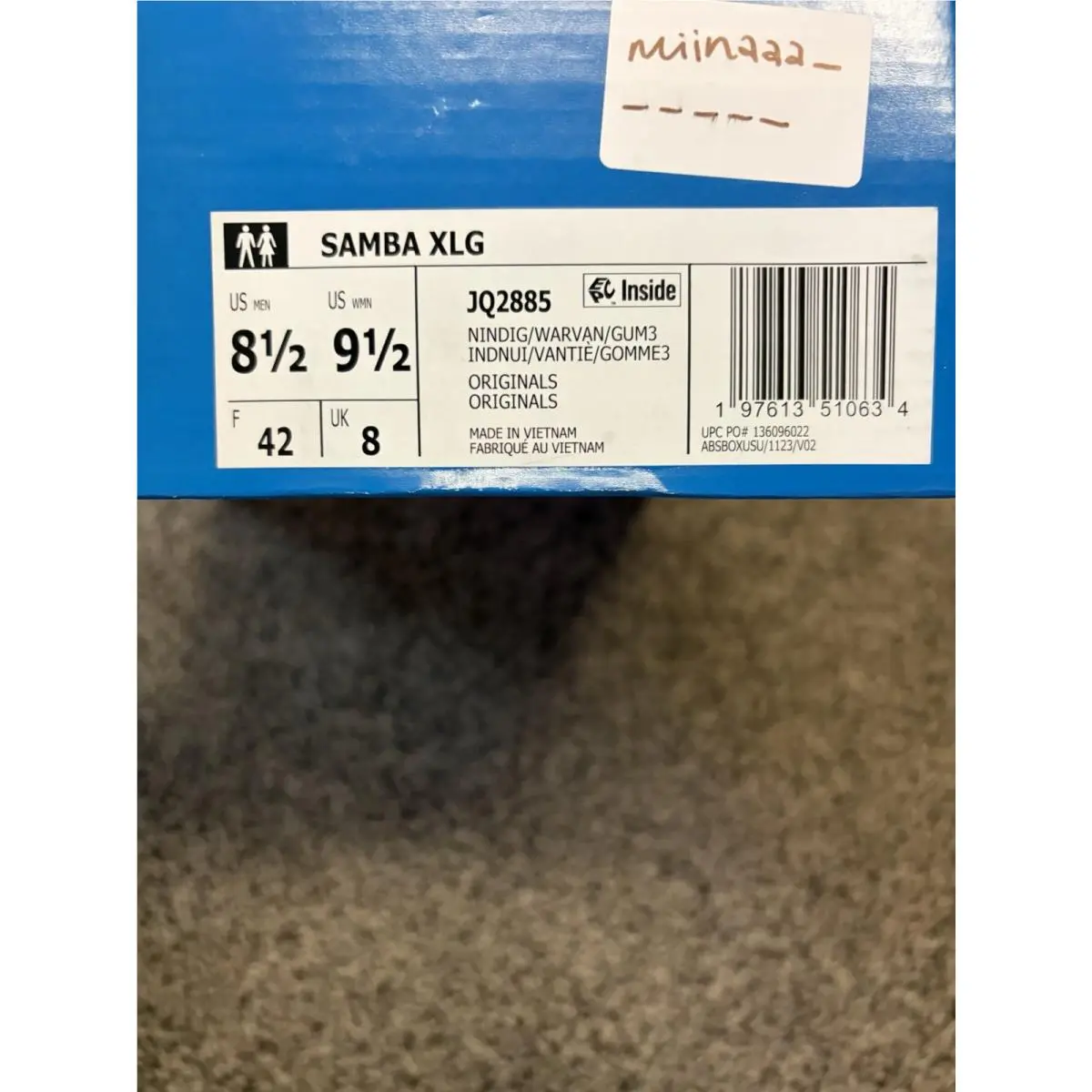 Adidas shoes - adidas Samba - Samba - JQ2885 - Blue 6