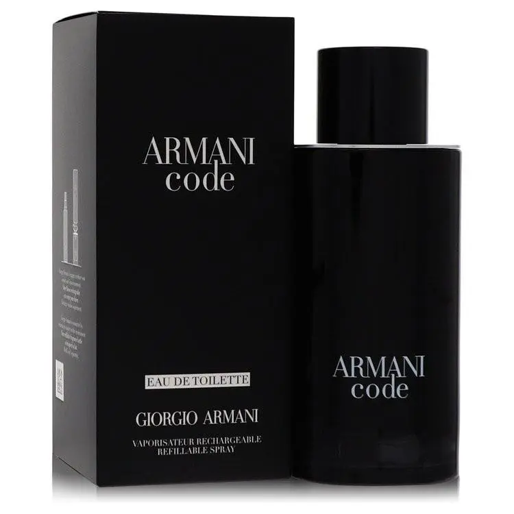 Armani Code by Giorgio Armani Eau De Toilette Spray Refillable 4.2 oz For Men