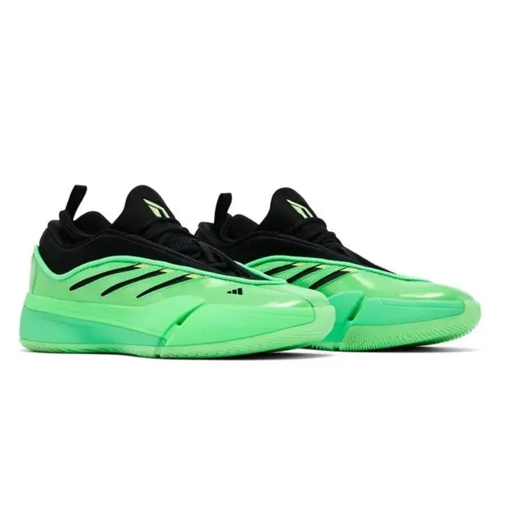 Adidas Dame 9 Green Black Mens Size 7 Shoes Basketball Damian Lillard JR2508 - Green