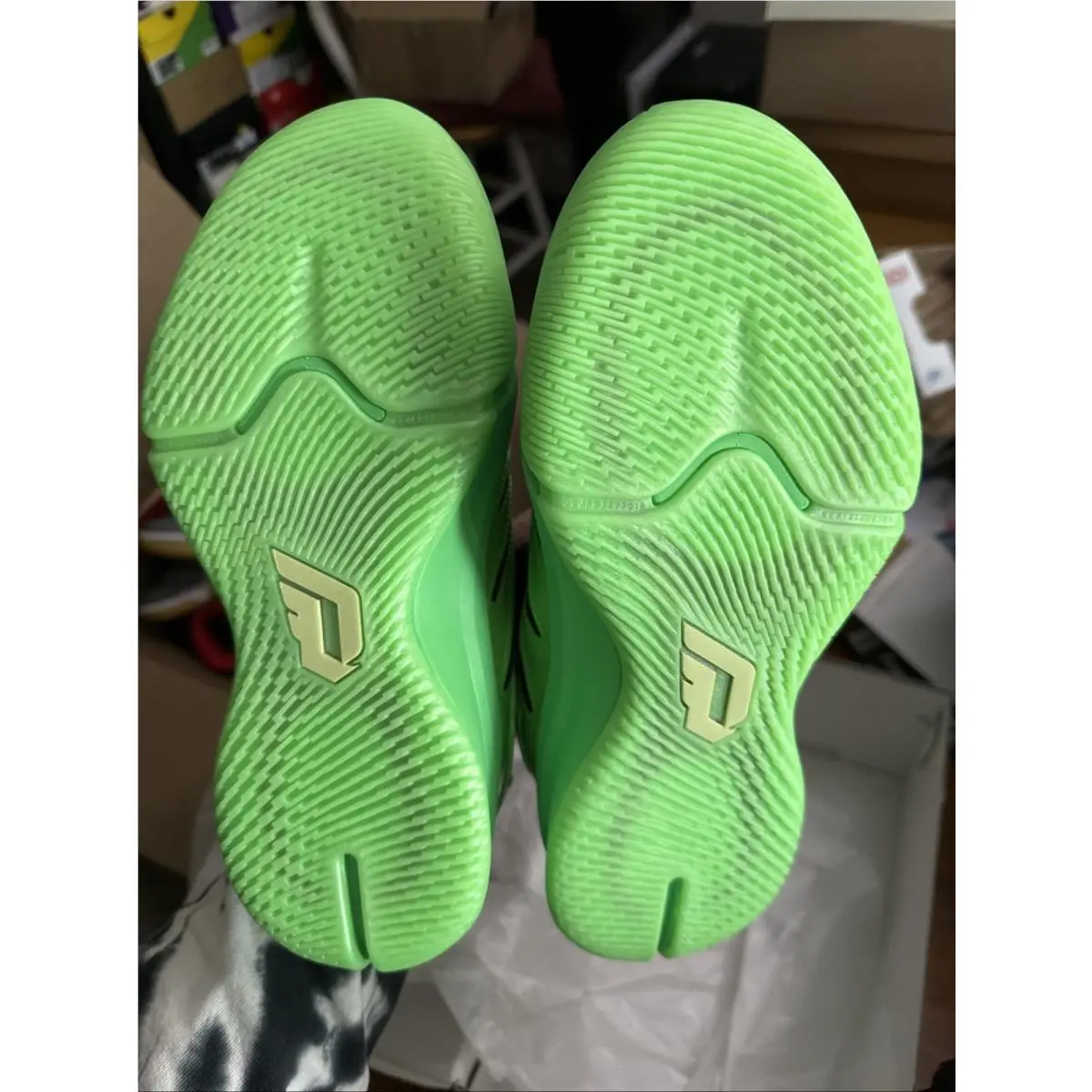 Adidas shoes - adidas Dame 9 - Dame - JR2508 - Green 1