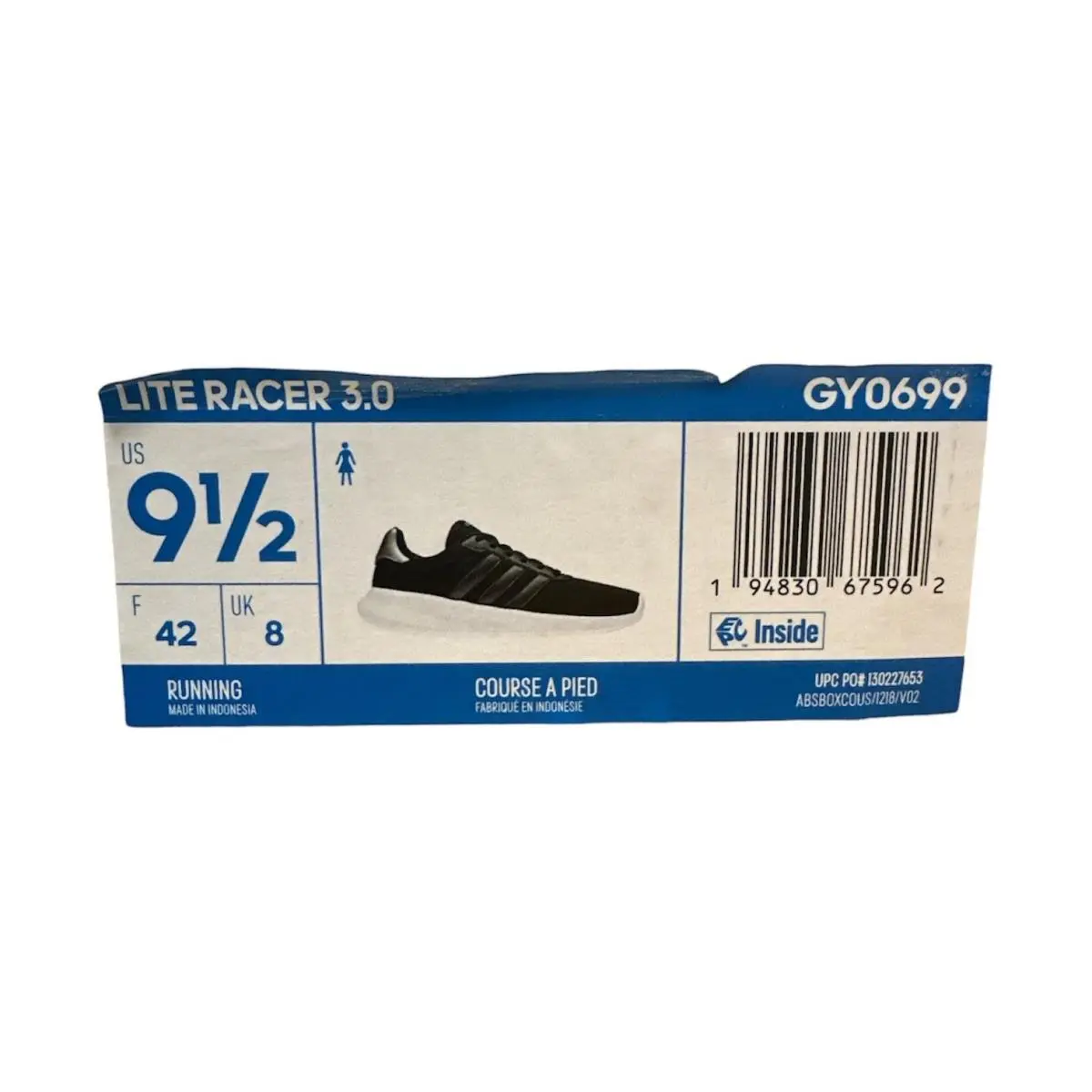 Adidas shoes - Adidas Lite Racer 3.0 - Lite Racer - GY0699 - Black 4