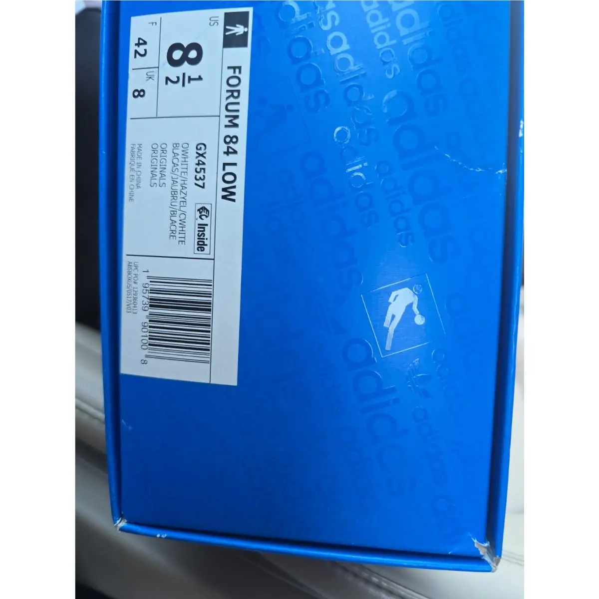 Adidas shoes - adidas Forum 84 - Forum - GX4537 - White Yellow (UPC: 195739900919) 4