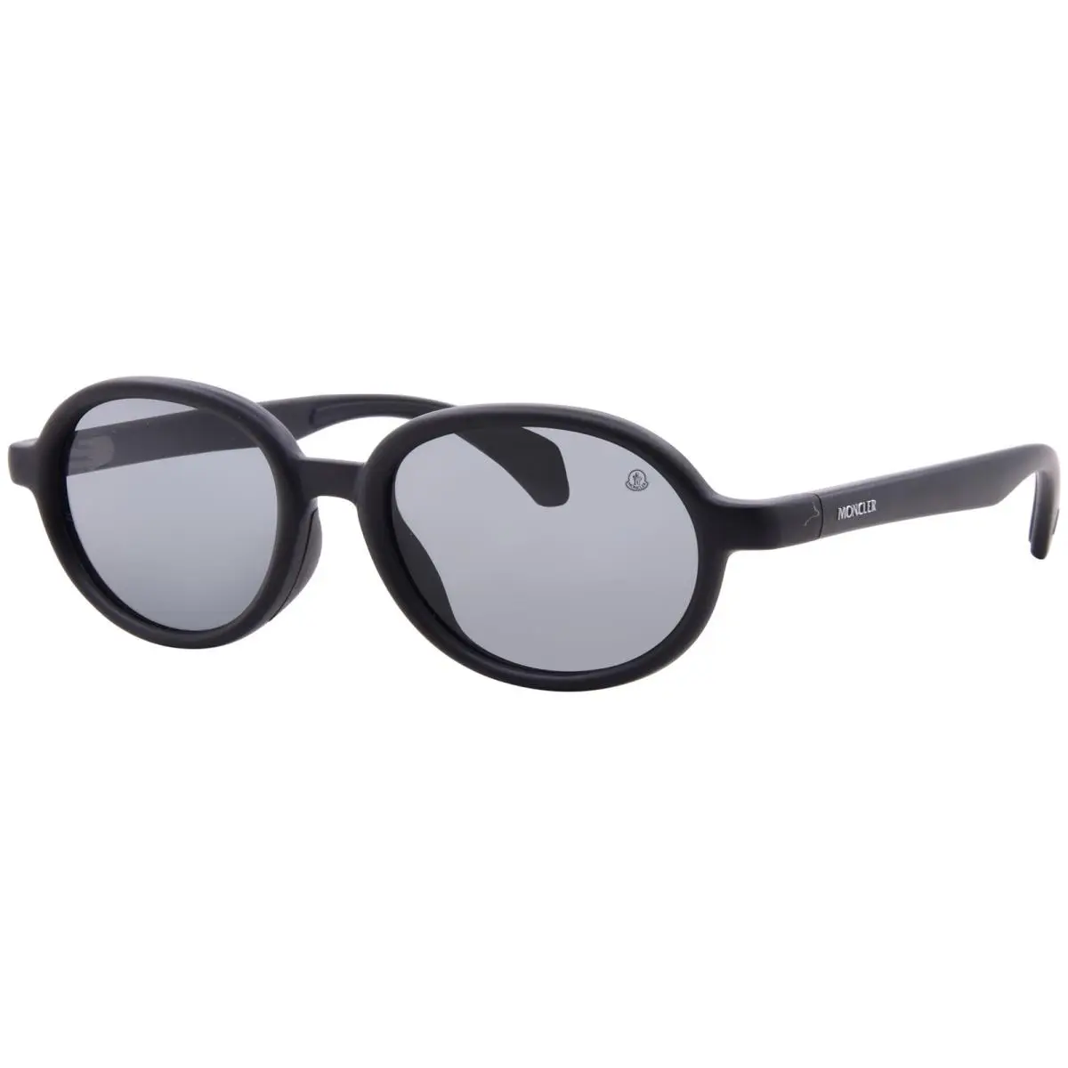 Caprice ME8006 500687 Sunglasses Matte Black/dark Grey Oval Shape 51mm by Moncler