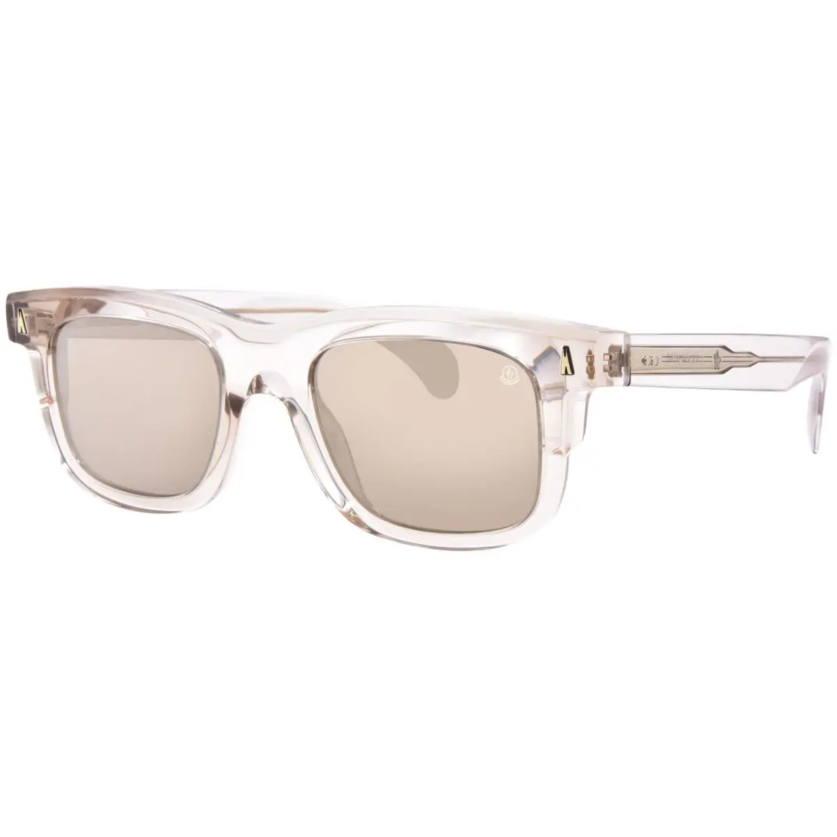 Moncler Claro ME6004 30035A Sunglasses Transparent Butter/grey/gold Mirror 51mm