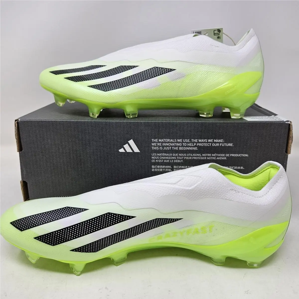 Adidas shoes - adidas X Crazyfast.1 LL FG - GY7378 - White (UPC: 196464906641) 0