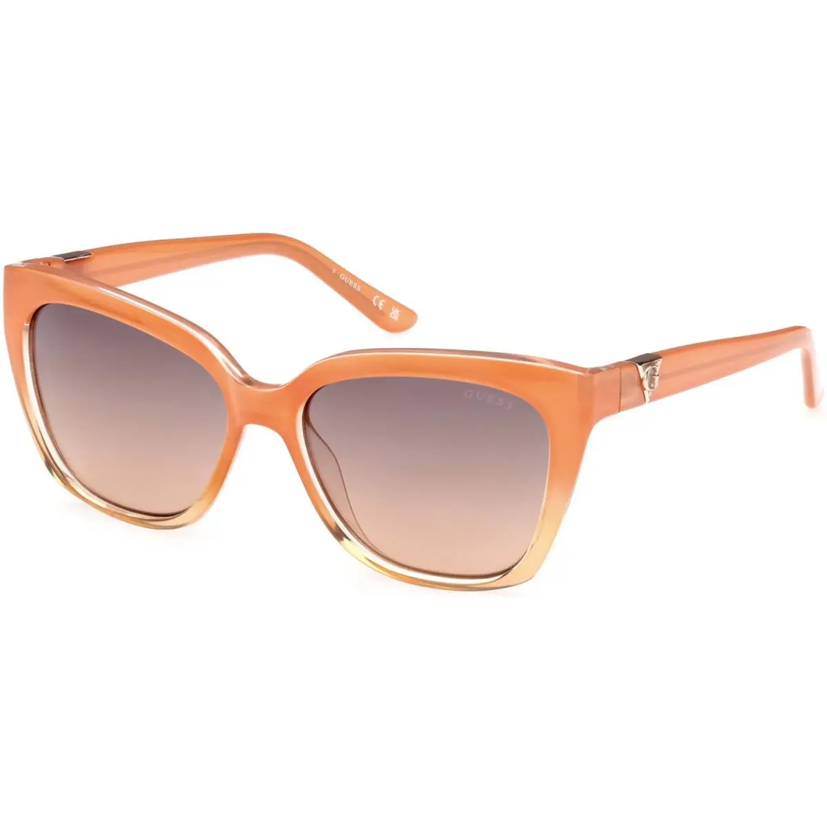 Guess GU7878 Orange Gradient Shiny Light Orange 44F Sunglasses