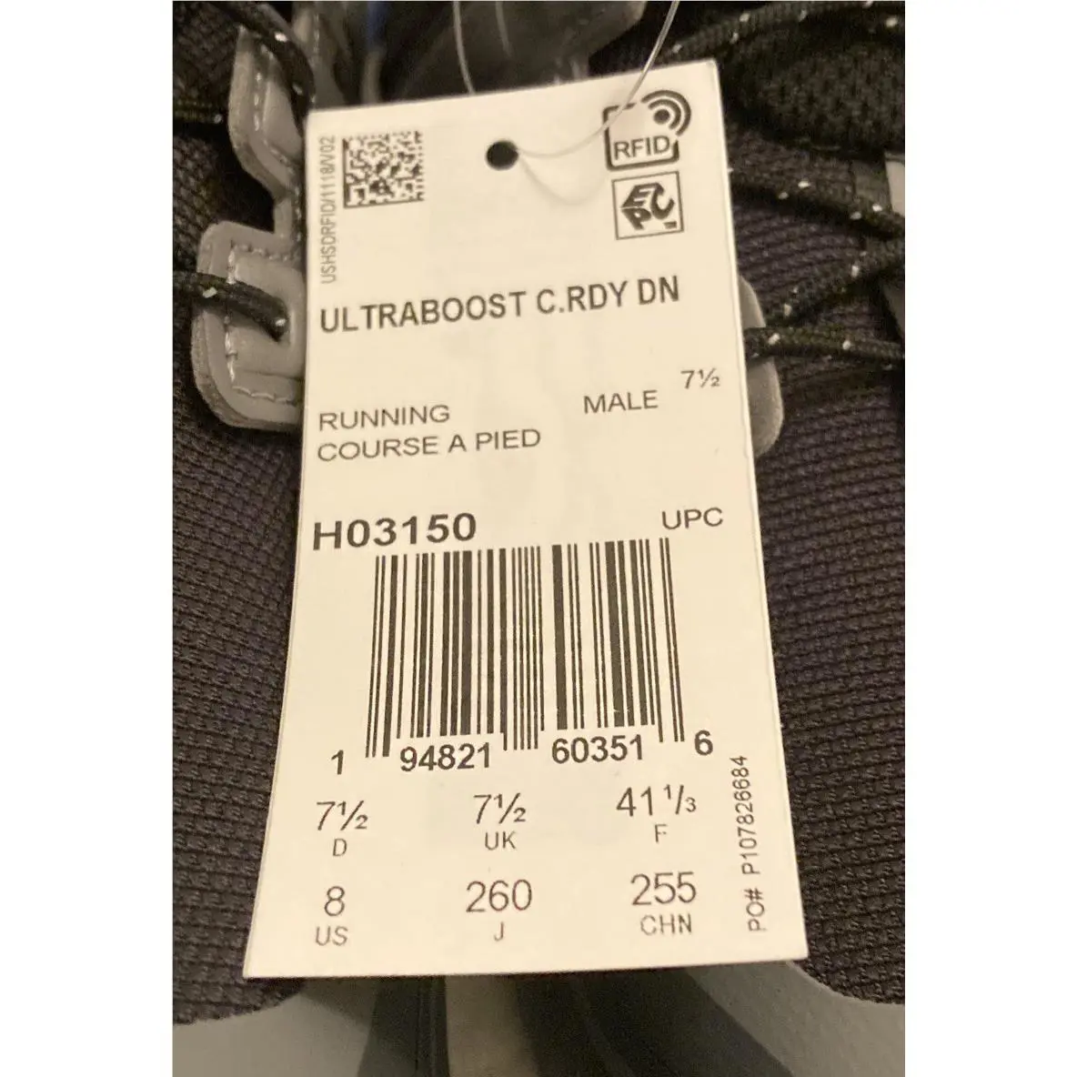 Adidas shoes - adidas UltraBoost C.Rdy - UltraBoost - H03150 - Black 1