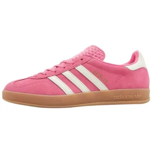 Gazelle Women`s Size 9 Athletic Shoes Pink Off White Training Sneakers by Adidas