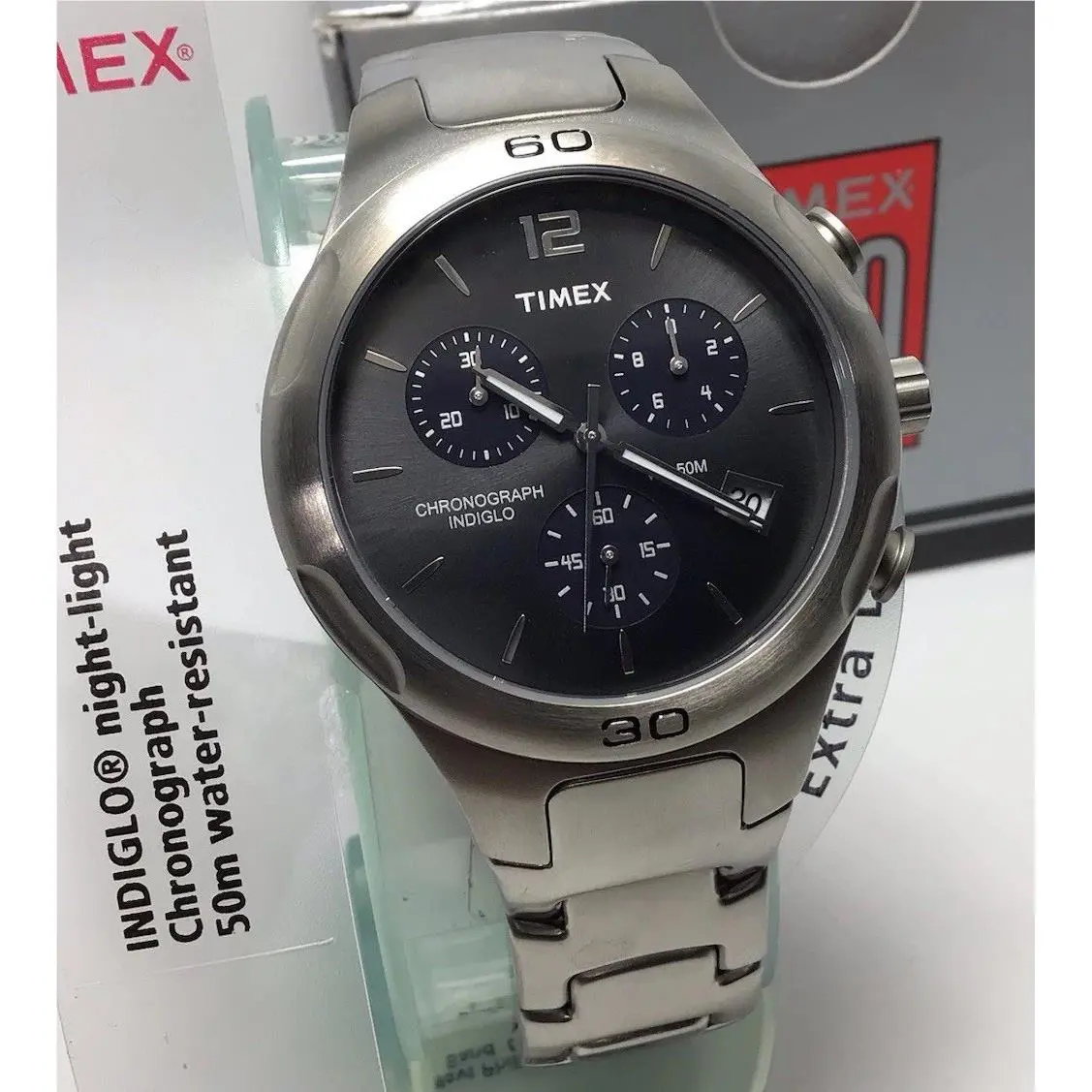 Timex Indiglo Men s Watch - 5ATM Chronograph