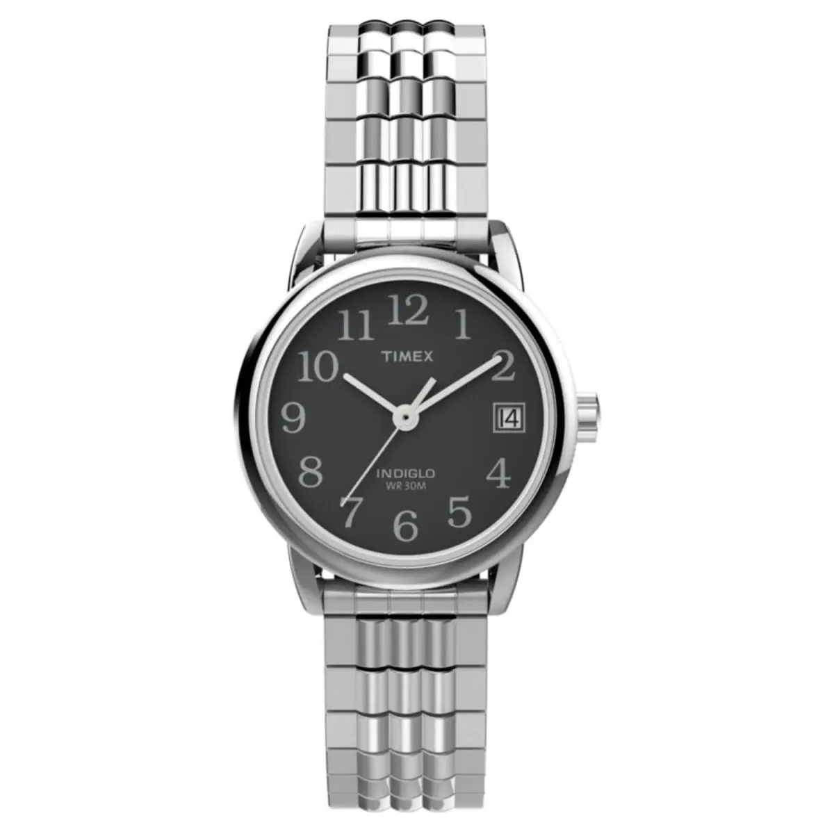 Women`s Easy Reader Watch Silver Black 25mm Casual TW2V46700 by Timex