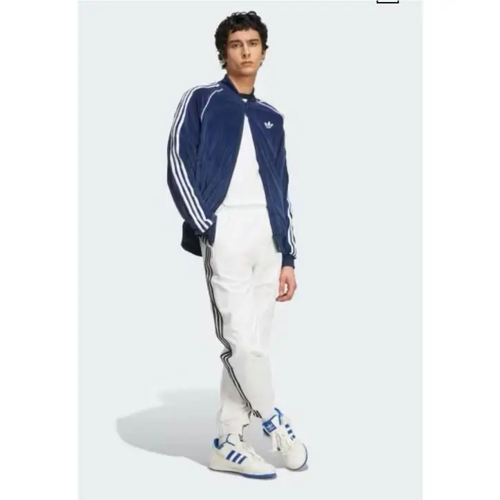 Adidas clothing - Adidas Velour SST - Velour SST - JW5863 - Blue 5