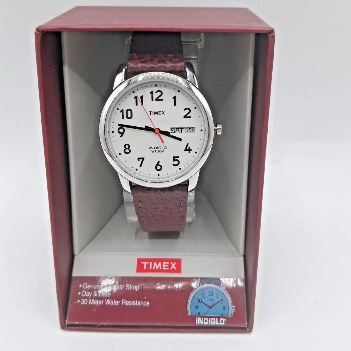 Image Provided is Very Blurry and Lacks Clear Detail.men Easy Reader Watch by Timex