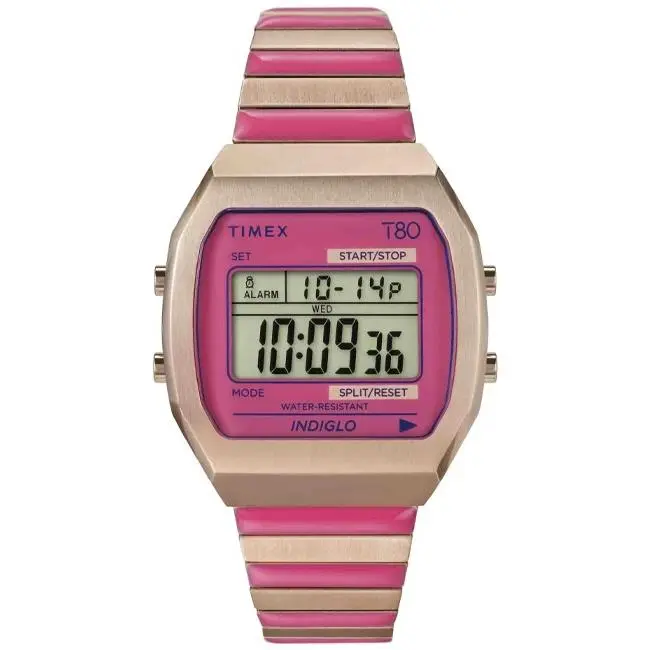 Timex T80 Women`s Square 36mm Quartz Watch - TW2W41600VQ