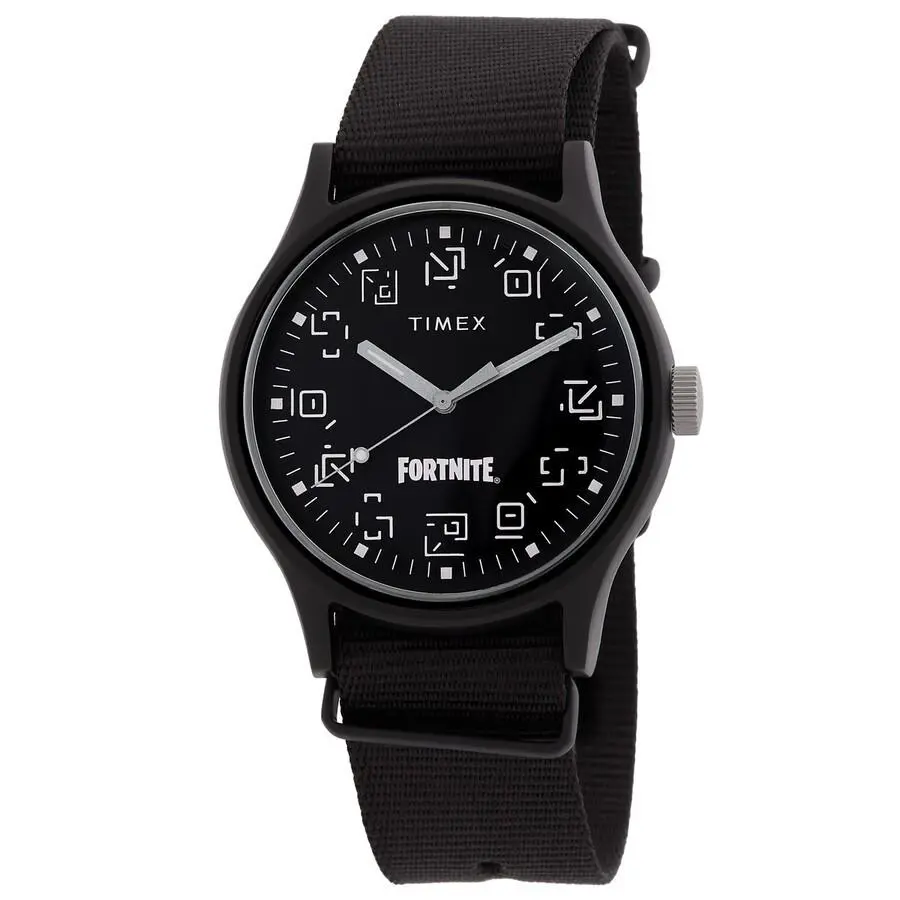 Mk1 X Fortnite Quartz Black Dial Mens Watch by Timex