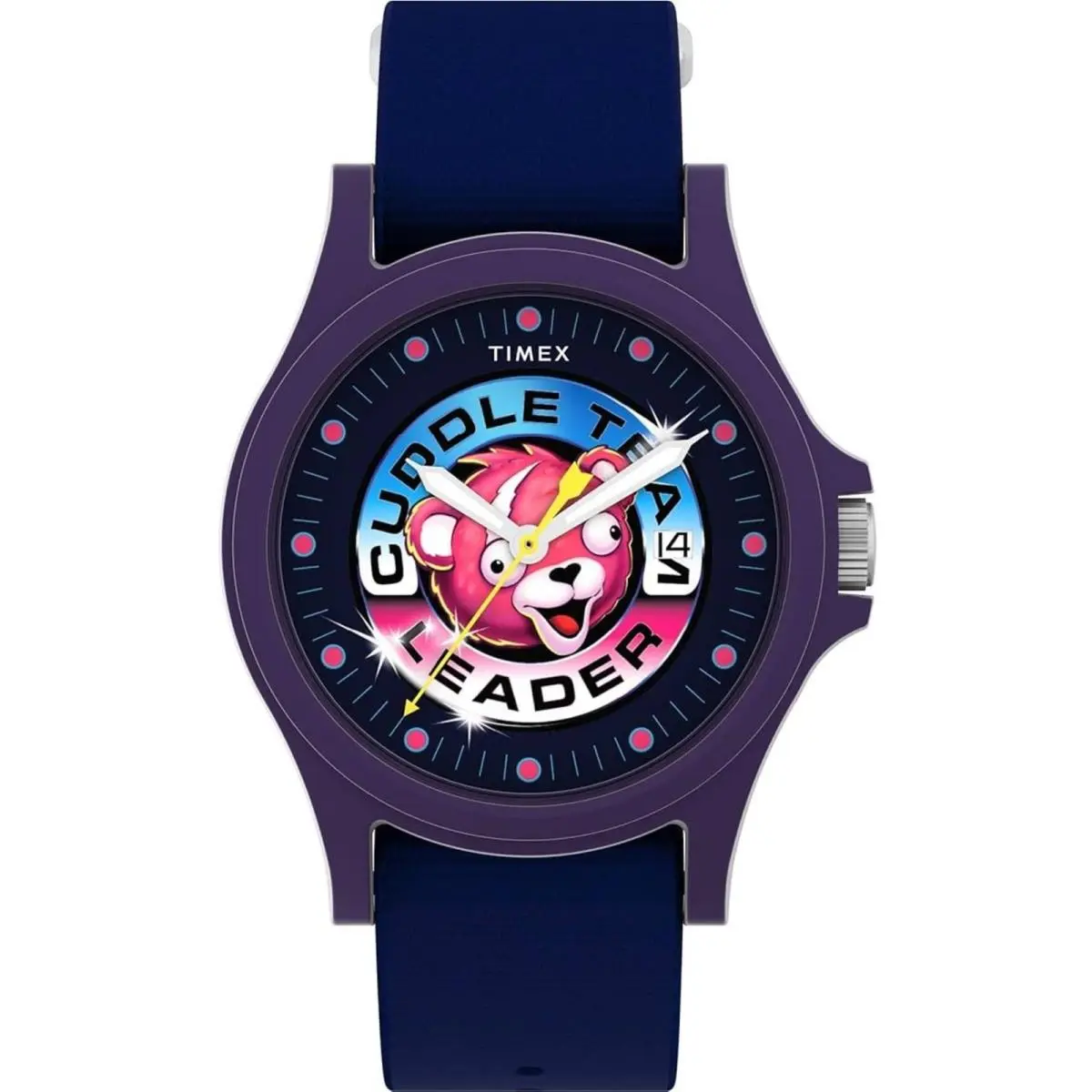 Timex Men`s Watch Fortnite Acadia Quartz Blue and Pink Dial Strap TW2Y46200JR