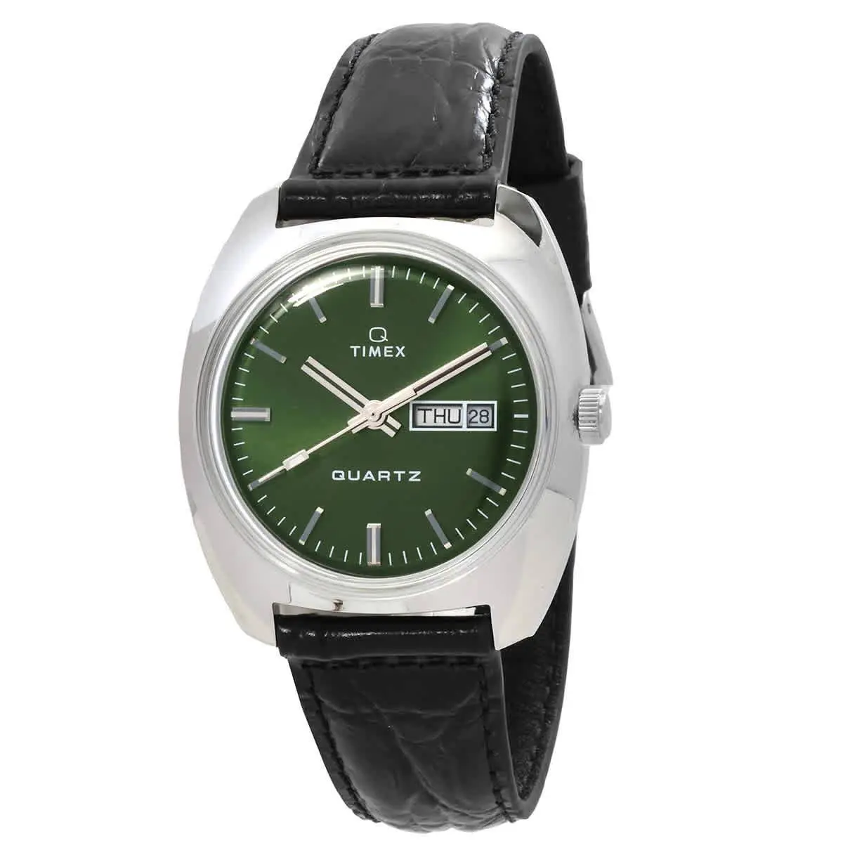 Q  1978 Quartz Green Dial Men`s Watch TW2W44700 by Timex