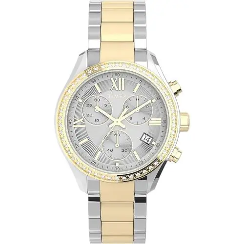 Timex Chronograph Crystal Accents Ladies Watch TW2V57700