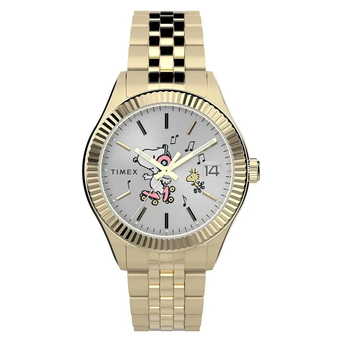 Timex Legacy Peanuts Snoopy Roller Skate 34mm Limited Edition Watch TW2W78700