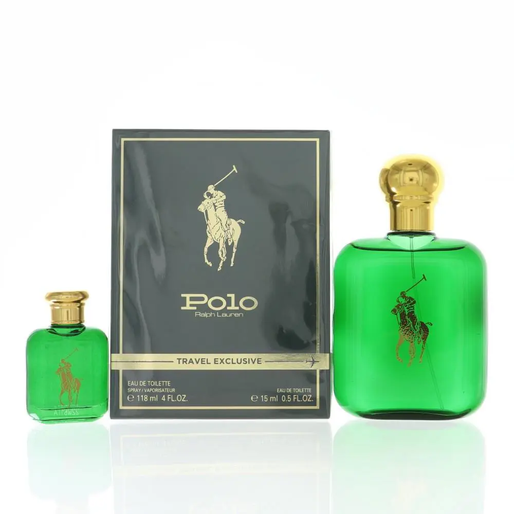 Polo by Ralph Lauren Gift Set For Men 2 Piece Set For Men: 4 Oz Eau De Toilette