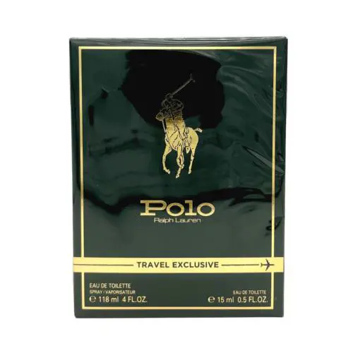 Polo Ralph Lauren Travel Exclusive Men 2 Piece Set 4 Oz + 0.5 Oz Eau De Toilette