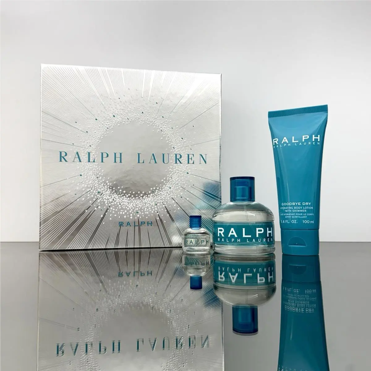 Ralph by Ralph Lauren 3pc Set For Women - 3.4oz Edt Spray +3.4oz B/lotion +mini