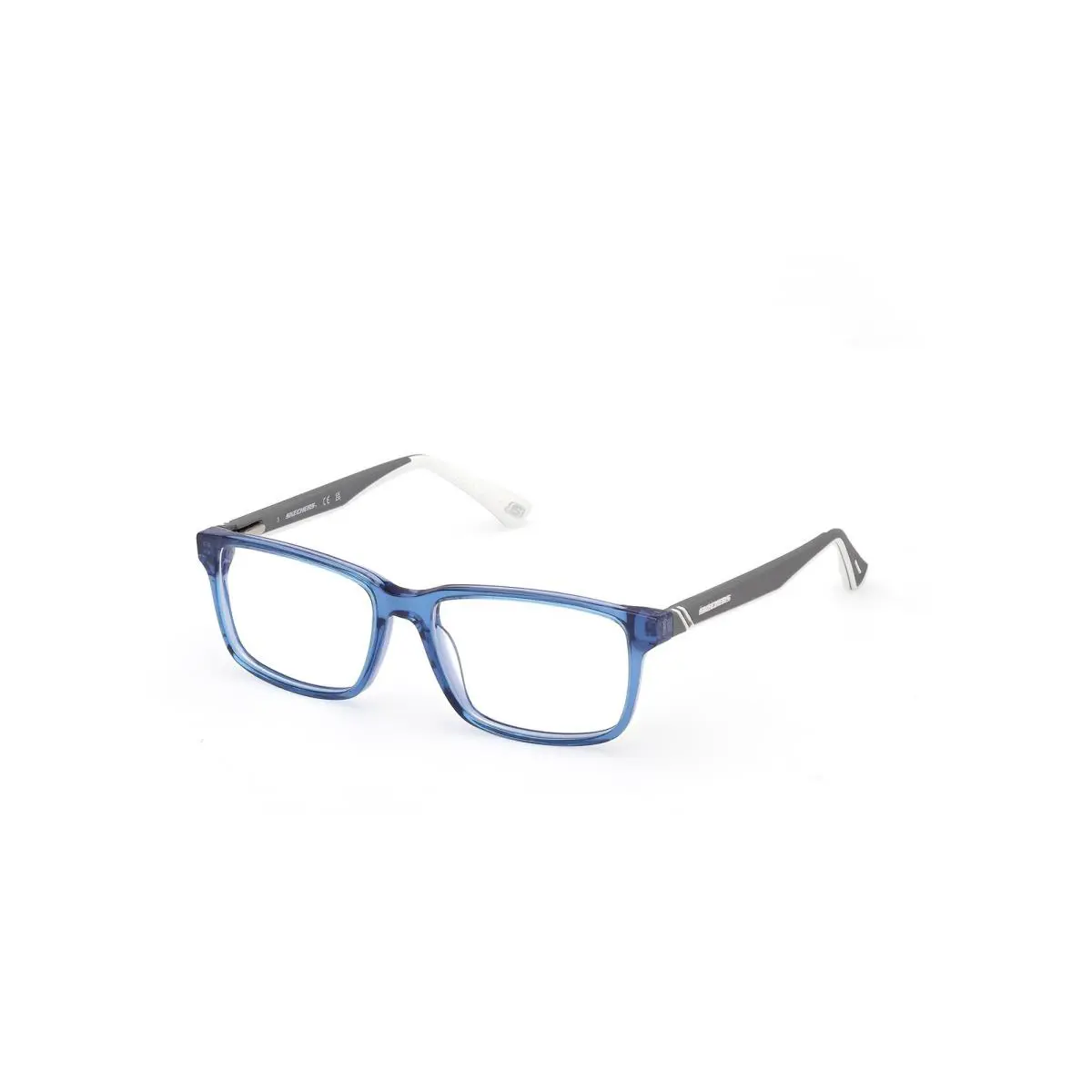 Skechers SE50118 Shiny Blue Matte Grey 090 Eyeglasses