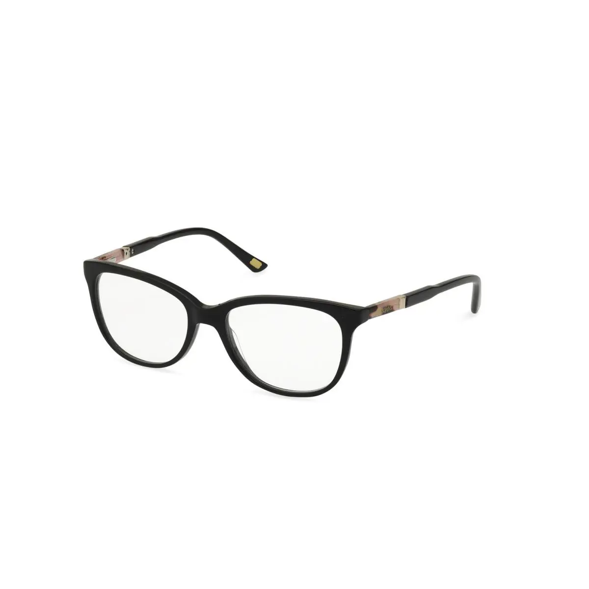 Skechers SE50031 Shiny Black Pink Havana 001 Eyeglasses