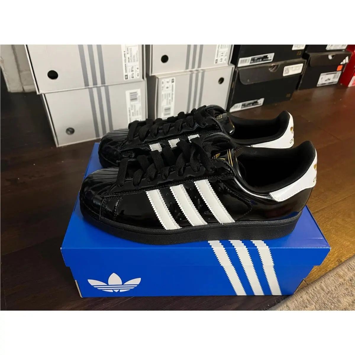 Adidas shoes - adidas Superstar Ii Lace Up - JS4009 - Black 4