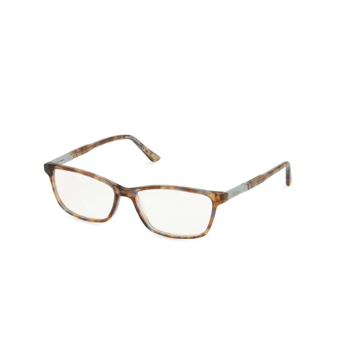 Skechers SE 50030 Light Brown/havana / Blue/monocolor 047 Size 54 Eyeglasses