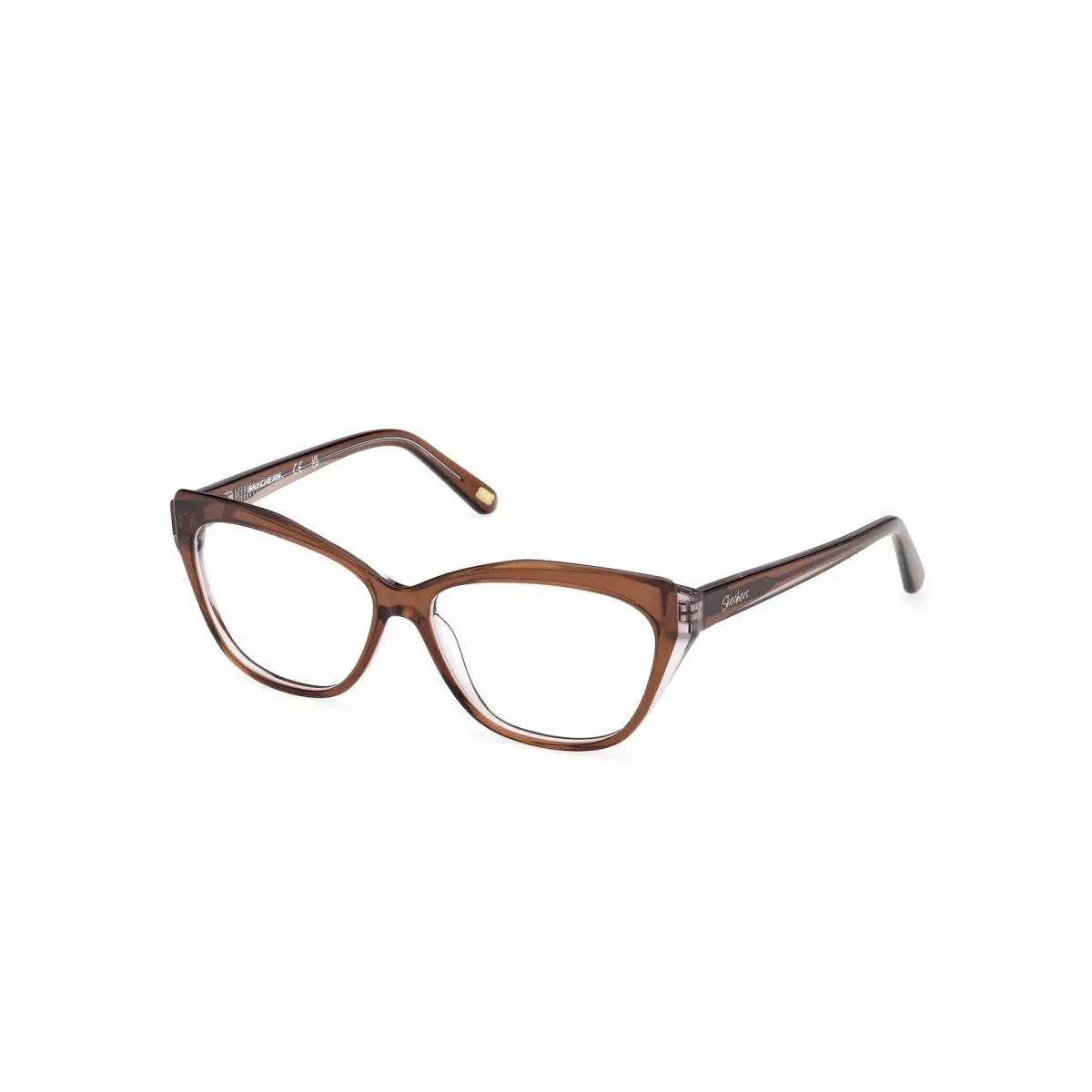 Skechers SE 50131 Shiny Light Brown / 050 Size 55 Eyeglasses