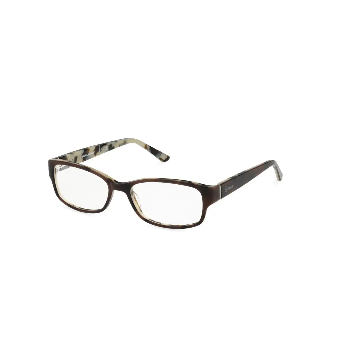 Skechers SE50037 Shiny Light Brown Shiny Light Brown 047 Eyeglasses